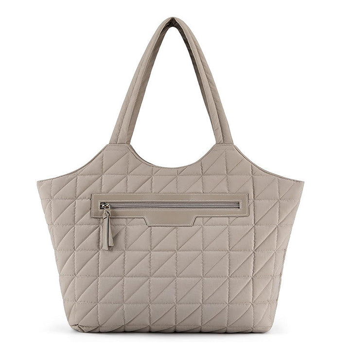 Padded handbag with textured design Kalsten