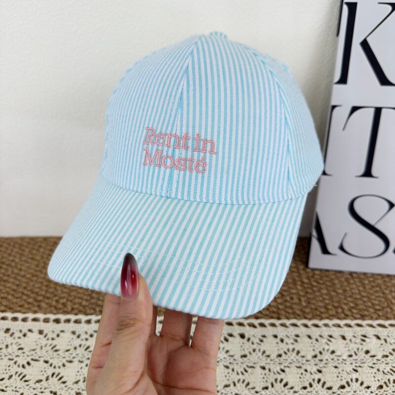 Women's Striped Embroidered Baseball Cap Kalsten