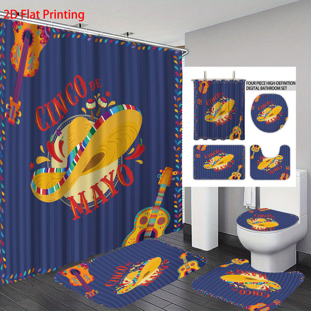 Cinco de Mayo-Themed Complete Bathroom Set Kalsten