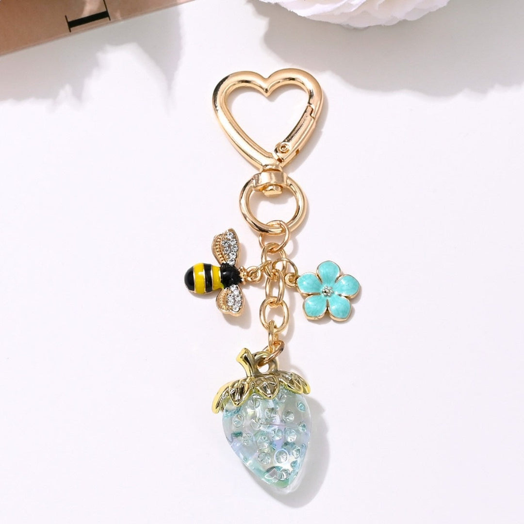 Keychain with Fruity Strawberry Design Kalsten