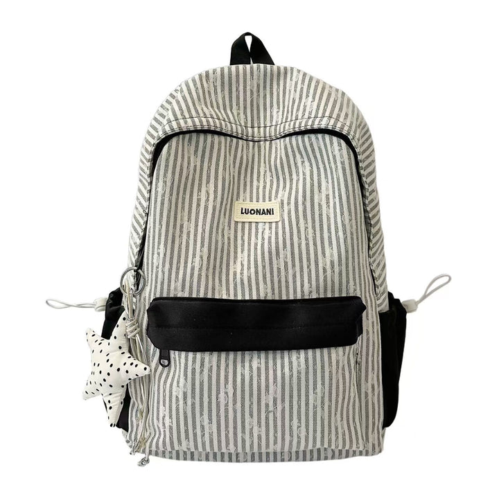 Lightweight Striped Casual Backpack Kalsten