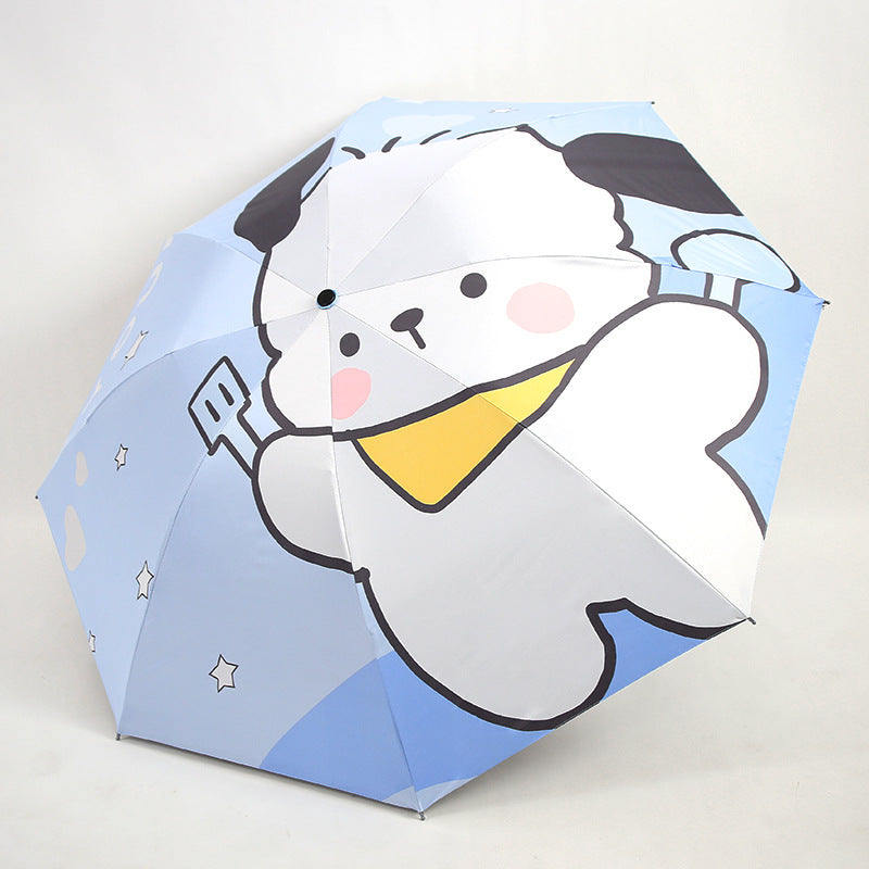Women's Folding Kid's Umbrella with Cute Animal Designs Kalsten