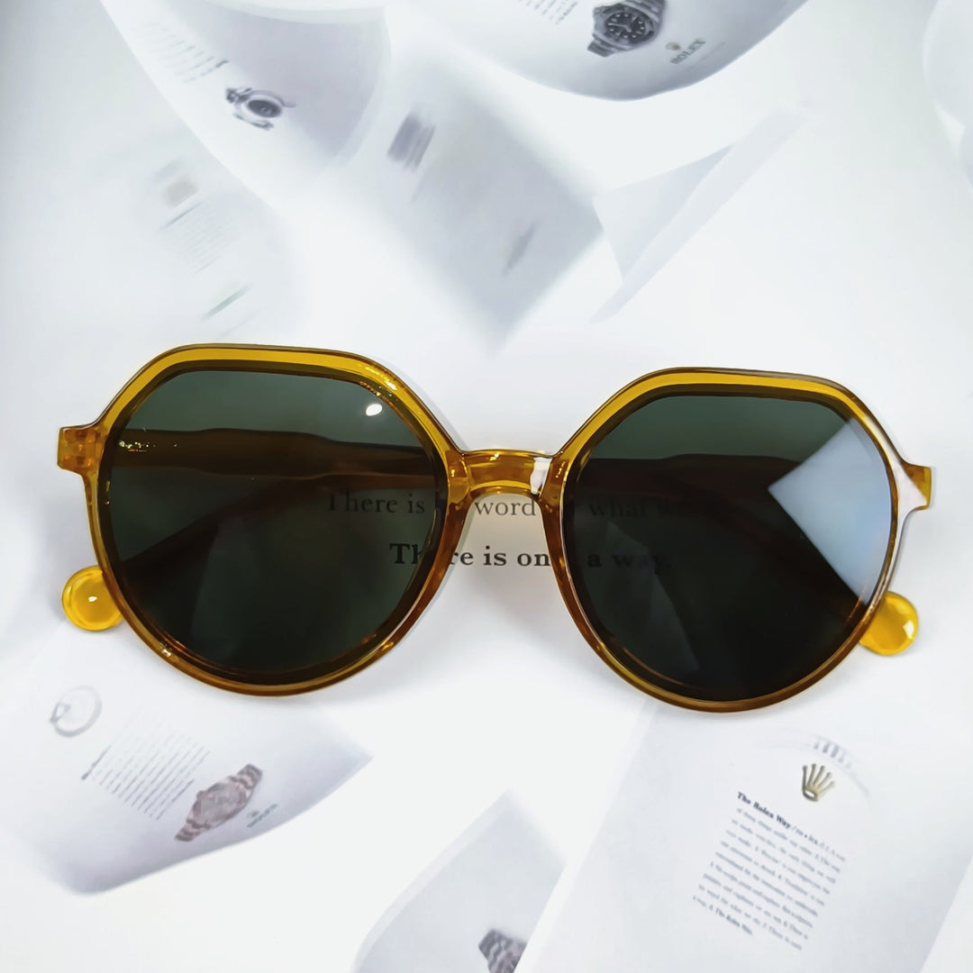 Women’s Geometric Sunglasses with Extravagant Accent Kalsten