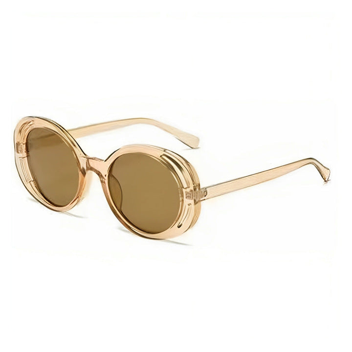 Women Oval Designer Sunglasses with Classic Detail Kalsten