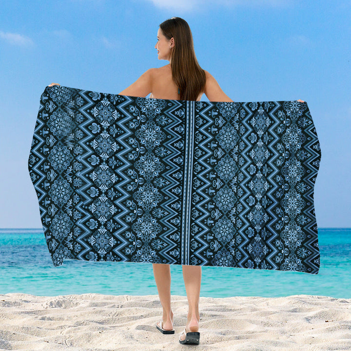Beach towel with exclusive geometric pattern Kalsten