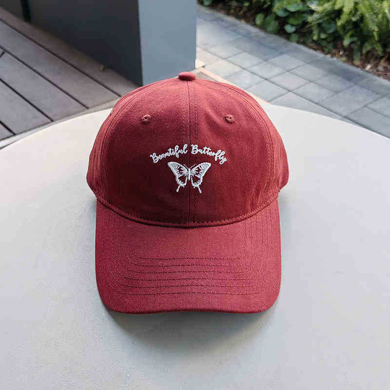 Women's Embroidered Butterfly Cap Kalsten