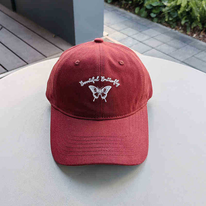 Women's Embroidered Butterfly Cap Kalsten
