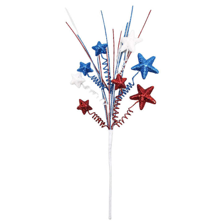 Unisex decorative glimmer star and spiral branch garden stake Kalsten