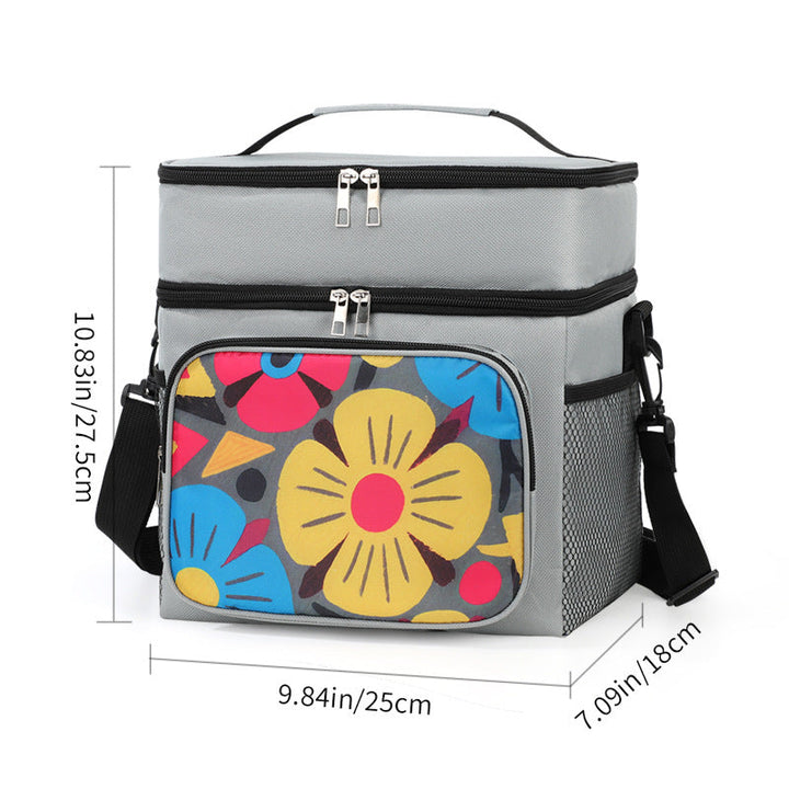 Insulated picnic cooler bag with stylish floral design Kalsten
