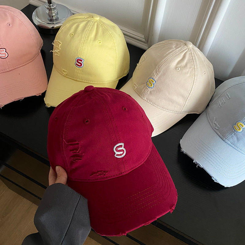 Unisex Distressed Embroidered Baseball Cap Kalsten