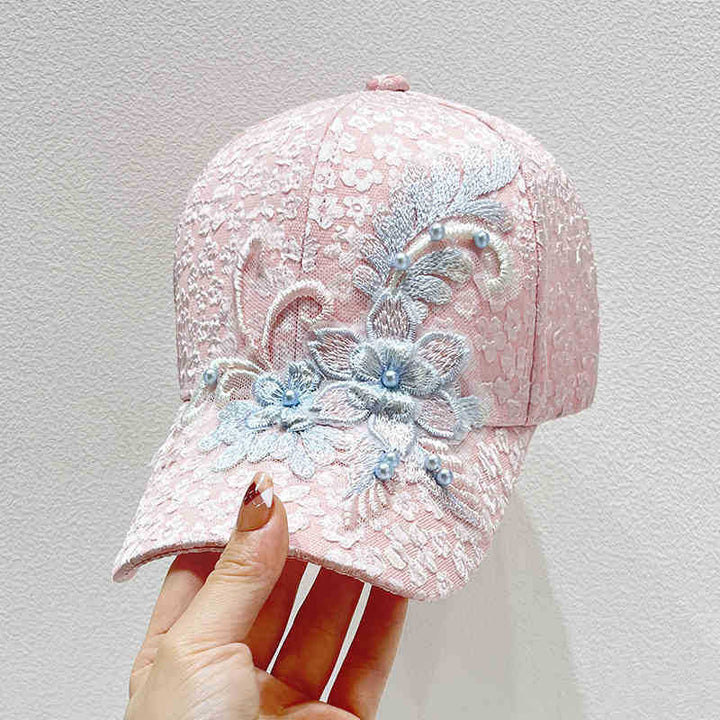 Women's Embroidered Lace Baseball Cap Kalsten