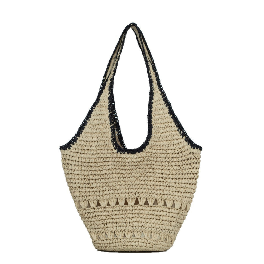 Handcrafted straw bag with sophisticated design Kalsten