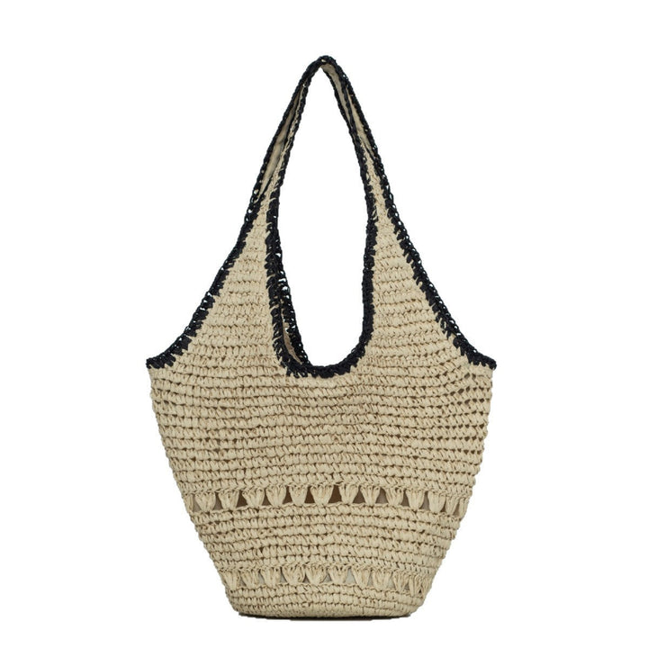 Handcrafted straw bag with sophisticated design Kalsten