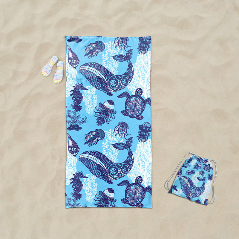 Beach towel with exclusive sea turtle motif Kalsten