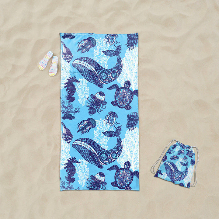 Beach towel with exclusive sea turtle motif Kalsten