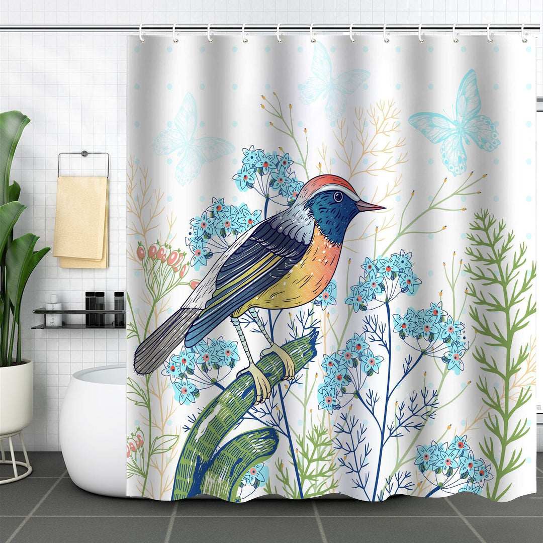 Nature-Inspired Shower Curtain Kalsten