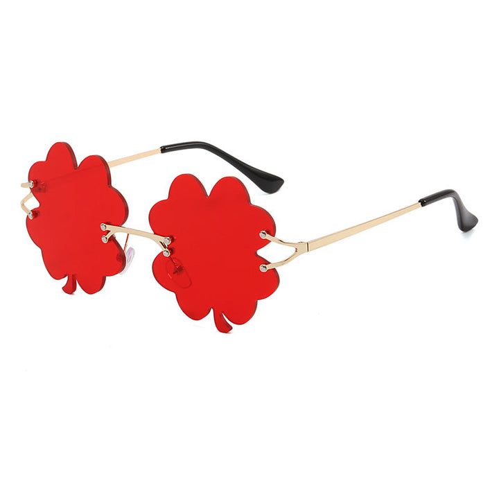 Women playful sunglasses with unique flower frame Kalsten