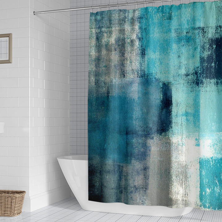 Scenic Beach-Themed Shower Curtain Kalsten