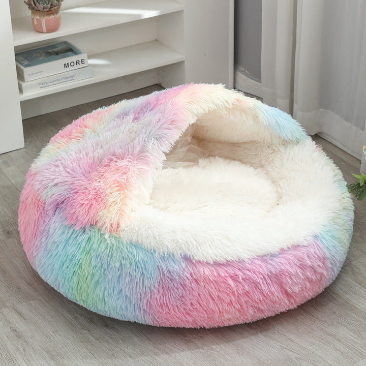 Women's cozy round pet bed Kalsten