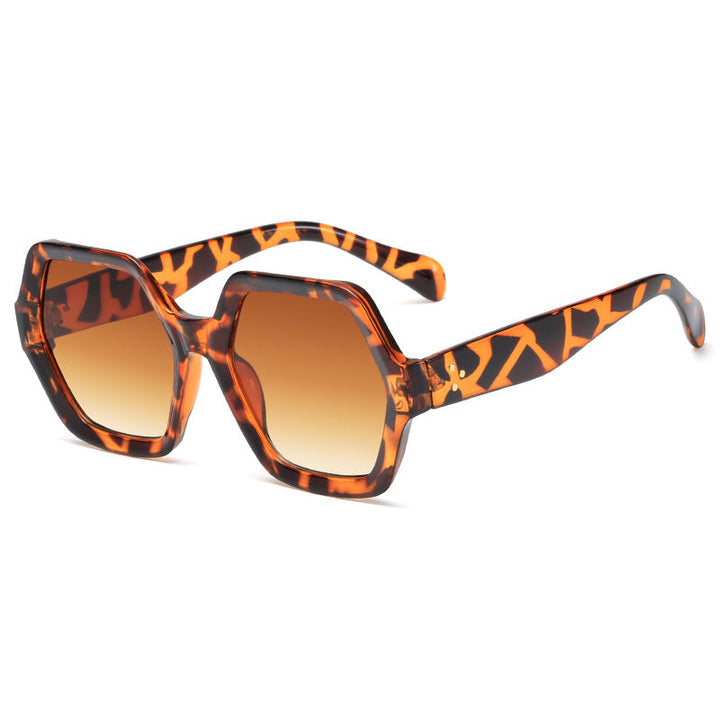 Women's geometric reading glasses in striking honeycomb frame design Kalsten
