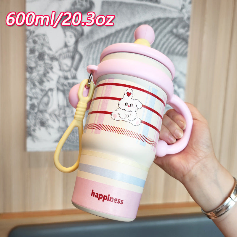 Ladies creative drinking cup with practical flip lid Kalsten