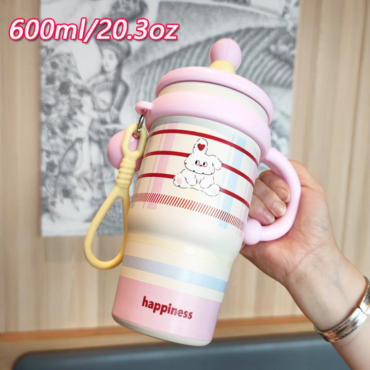 Ladies creative drinking cup with practical flip lid Kalsten