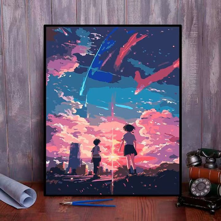 Anime-Inspired Scenic Artwork Print Kalsten