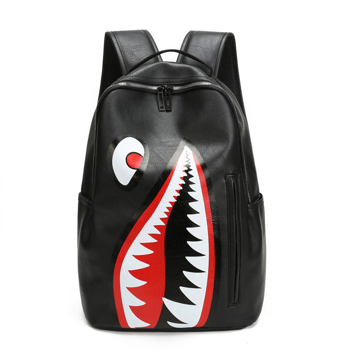 Shark-Graphic Casual Backpack kalsten