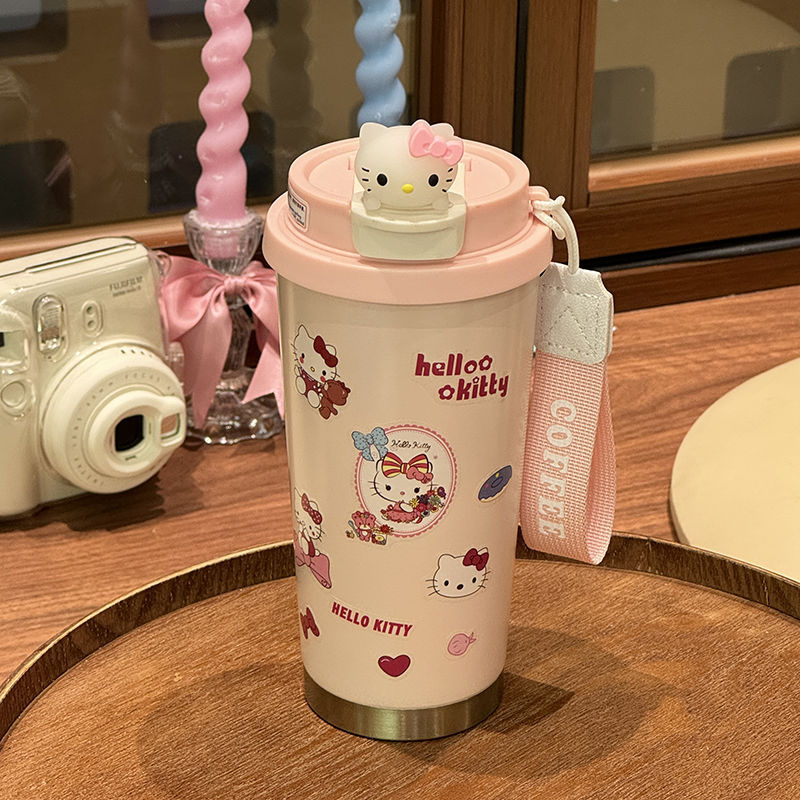 Women's insulated mug with playful character design Kalsten