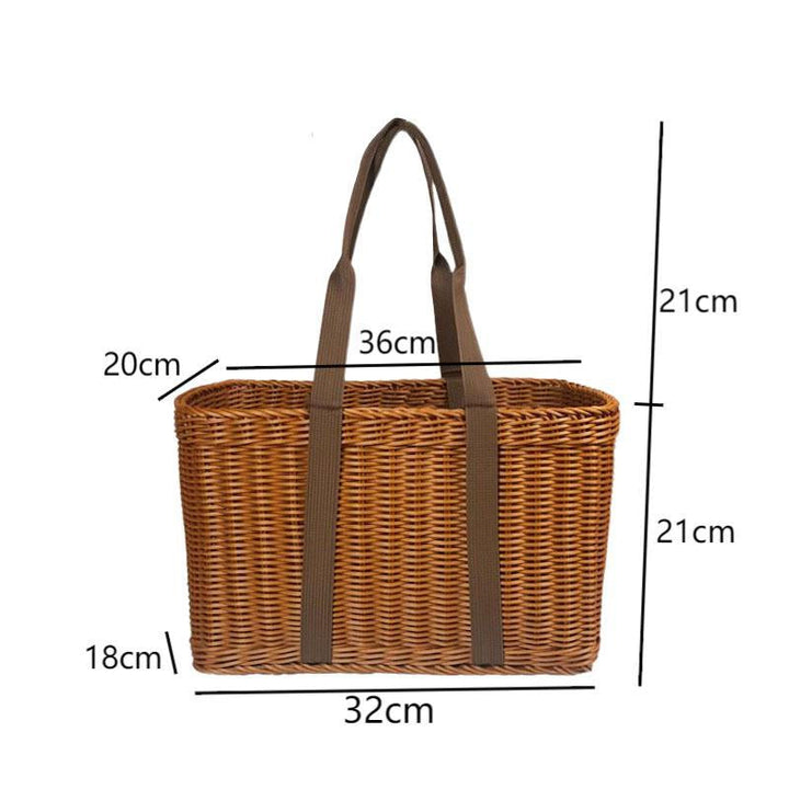 Handwoven Decorative Market Basket Kalsten