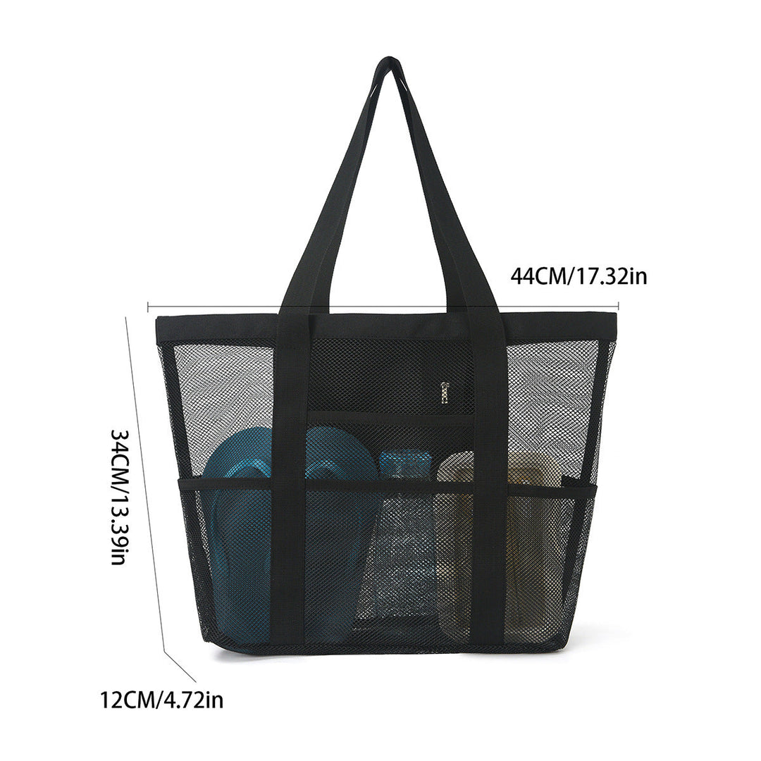 Spacious mesh beach bag Kalsten