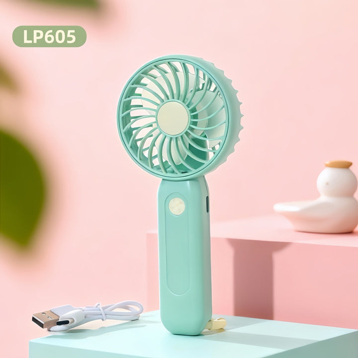 Women's Portable Hand Fan with USB Charging Function Kalsten