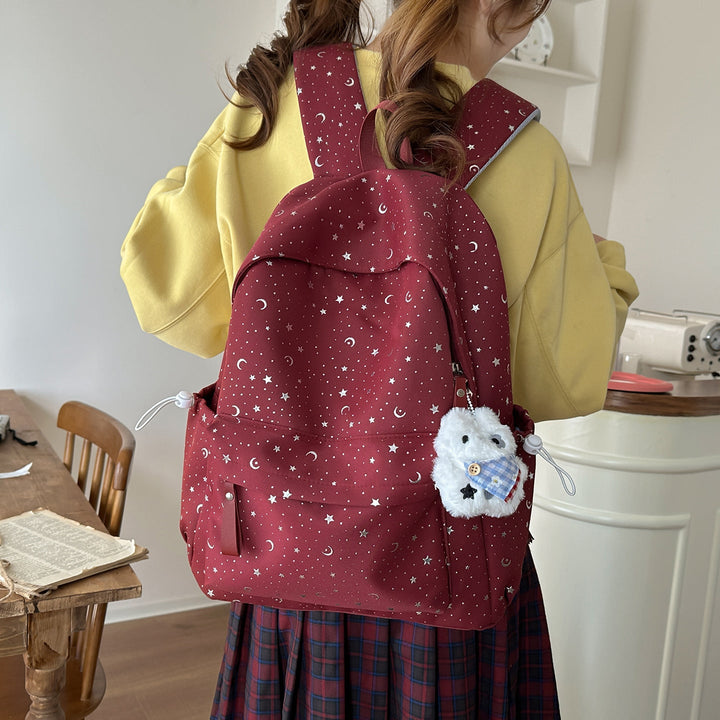 Whimsical Star-Patterned Backpack Kalsten