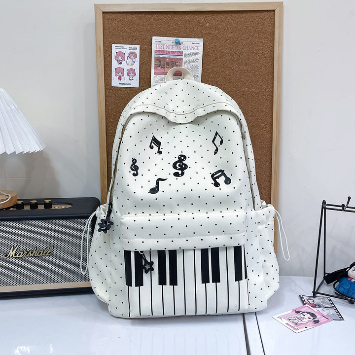 Musical Theme Laptop School Backpack