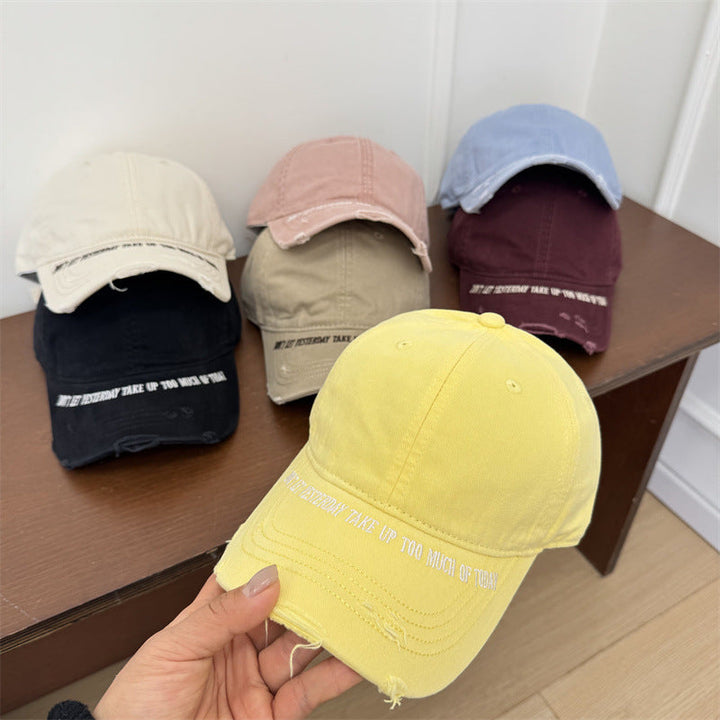 Men's Vintage Distressed Baseball Cap Kalsten