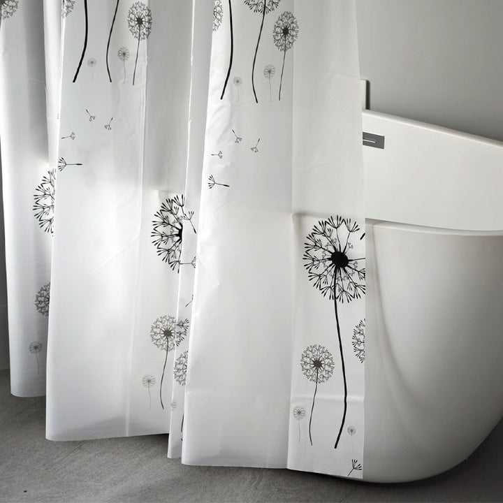 Dandelion Print Shower Curtain Kalsten