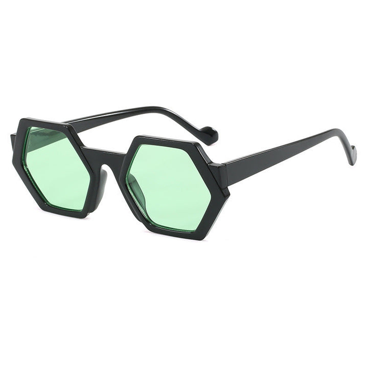 Ladies' striking sunglasses with hexagonal frame and comfortable fit Kalsten