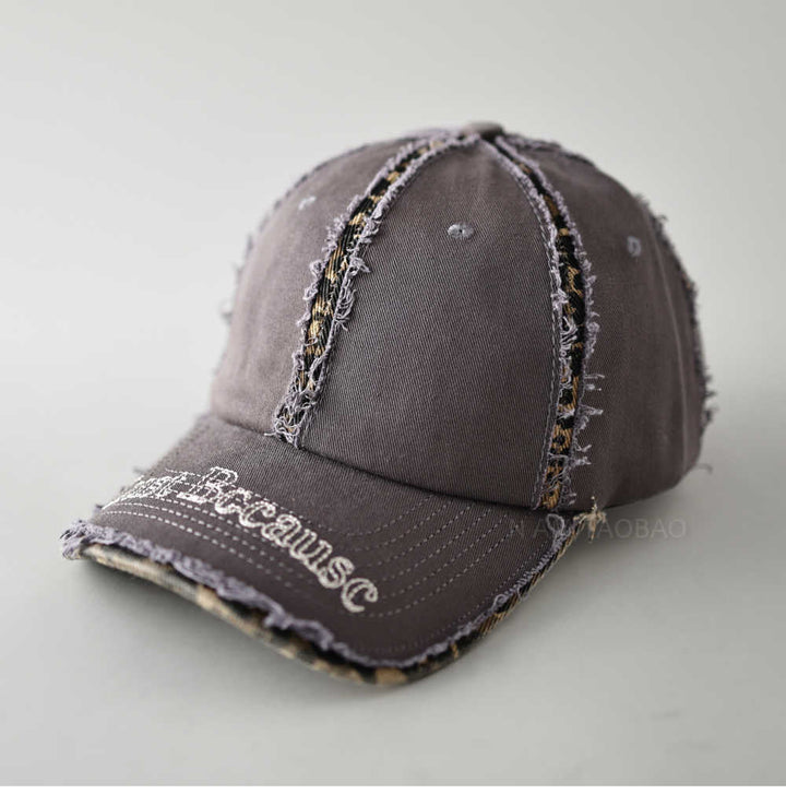 Men's Distressed Vintage-Inspired Baseball Cap Kalsten