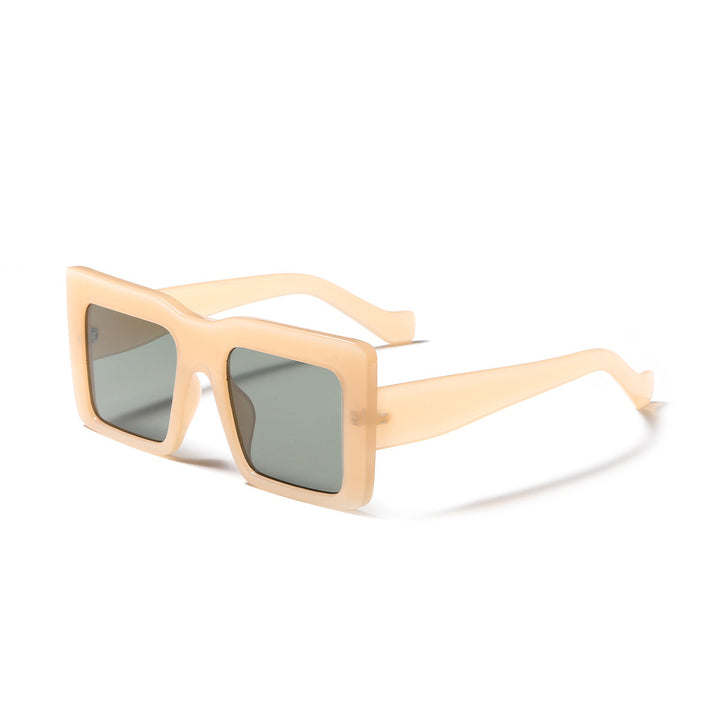 Women square sunglasses with transparent frame and UV protection Kalsten