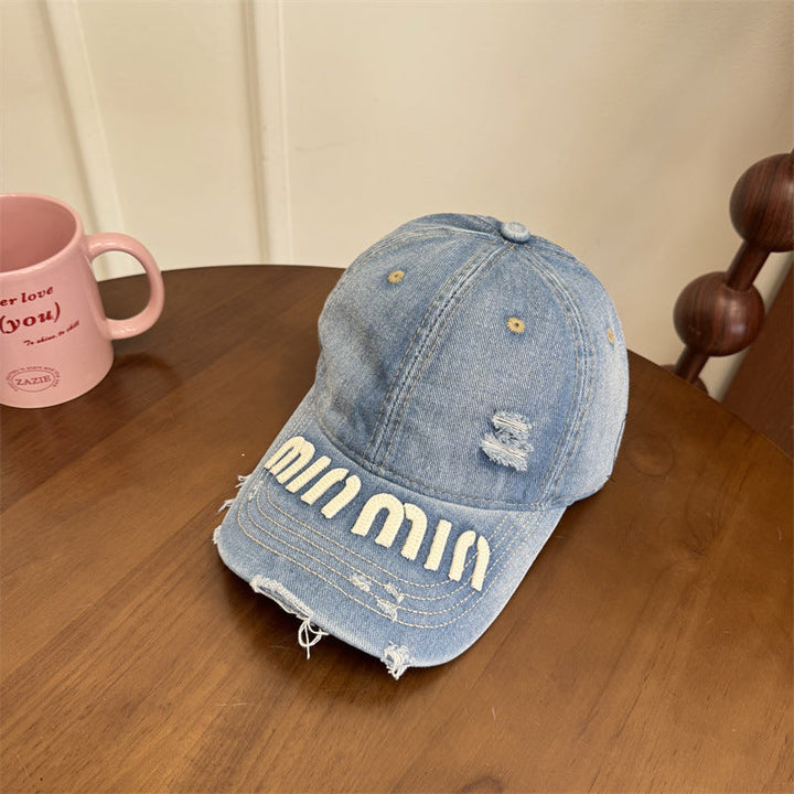 Women's Distressed Graphic Baseball Cap Kalsten