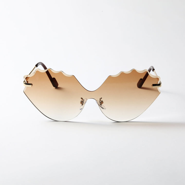 Women's Sunglasses with Unique Wave Design Kalsten