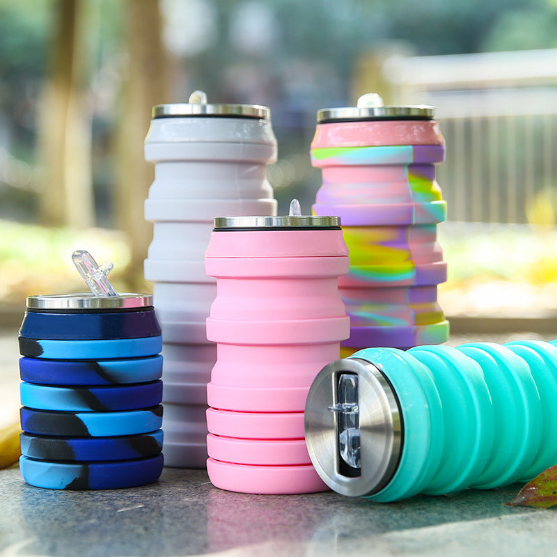 Women Multifunctional Silicone Water Bottle Kalsten