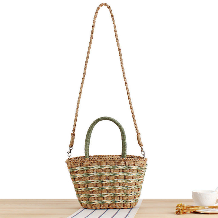 Braided Designer Handbag with Removable Shoulder Strap Kalsten