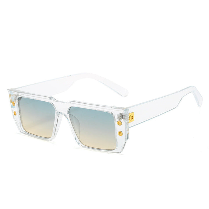 Women's fashionable clear glasses with golden accents Kalsten