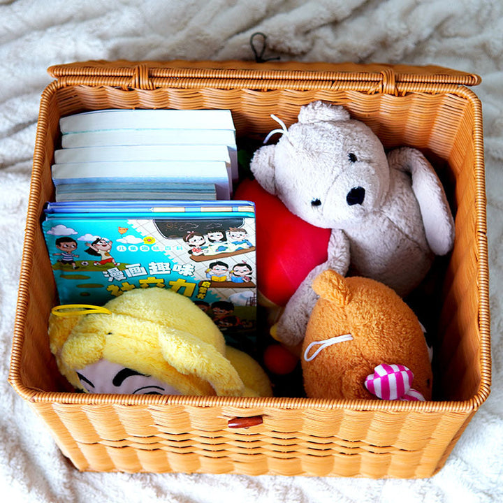 Women's Practical Storage Basket Made of Woven Material Kalsten