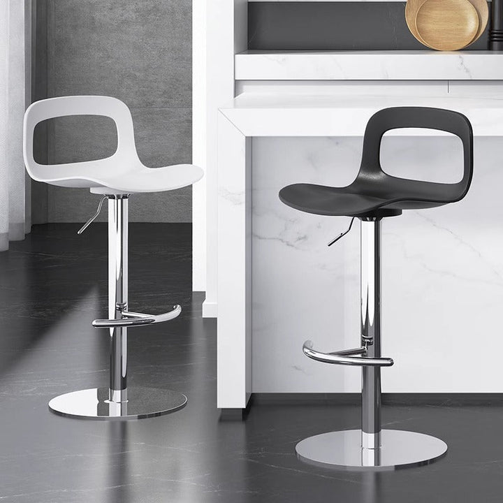 Ergonomic Bar Stool With Adjustable Seat Height And Sturdy Metal Frame Kalsten