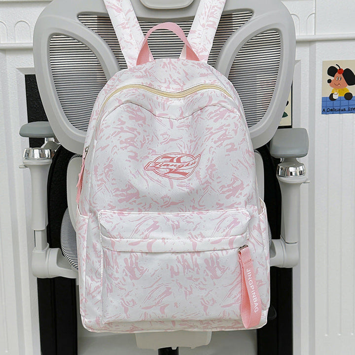 Fun-Themed Star Print Backpack