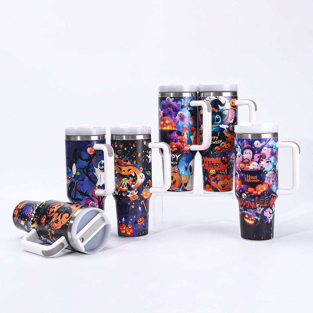 Women's Insulated Mug with Halloween Motif Kalsten