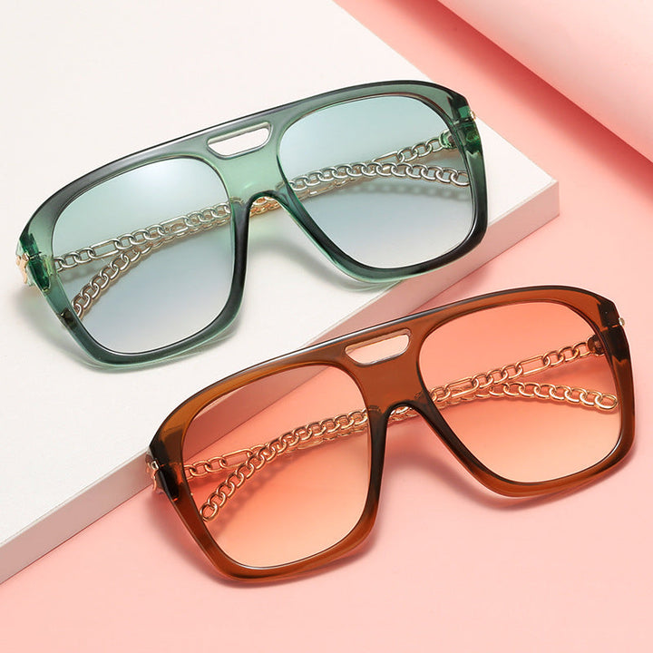 Ladies Luxurious Sunglasses with Unique Chain Frame Kalsten