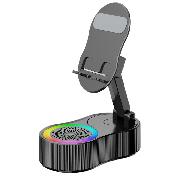 Unisex multitasking smartphone mount with integrated Bluetooth speaker Kalsten